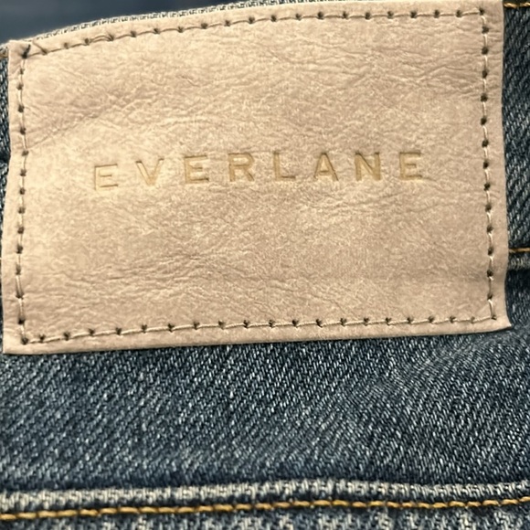 EVERLANE The Way High Slim Dark Wash Jeans Women Size 31 Short - Picture 2 of 15